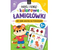 Pomyśl i rozwiąż kolorowe łamigł&oacute;wki. 5+