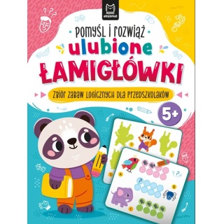 Pomyśl i rozwiąż ulubione łamigł&oacute;wki. 5+, Edukacyjne, Książeczki