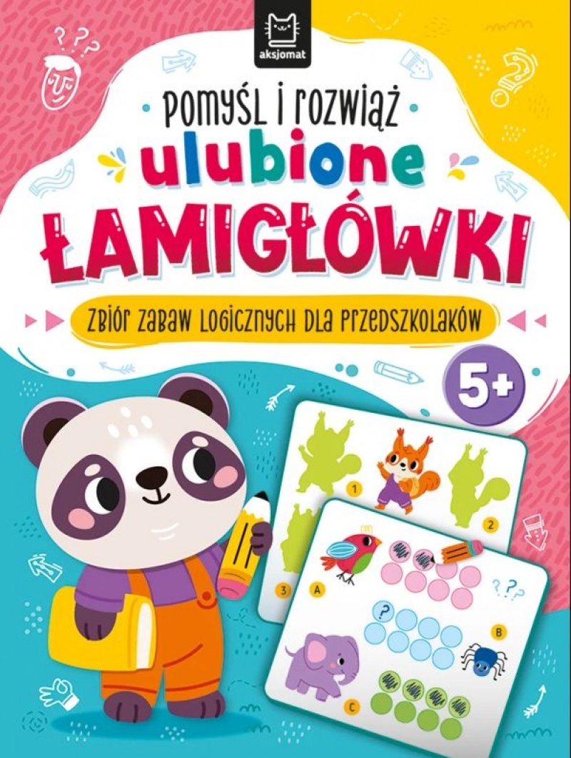 Pomyśl i rozwiąż ulubione łamigł&oacute;wki. 5+, Edukacyjne, Książeczki