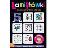 Łamigł&oacute;wki bystrego przedszkolaka z wesołą żabką, Edukacyjne, Książeczki