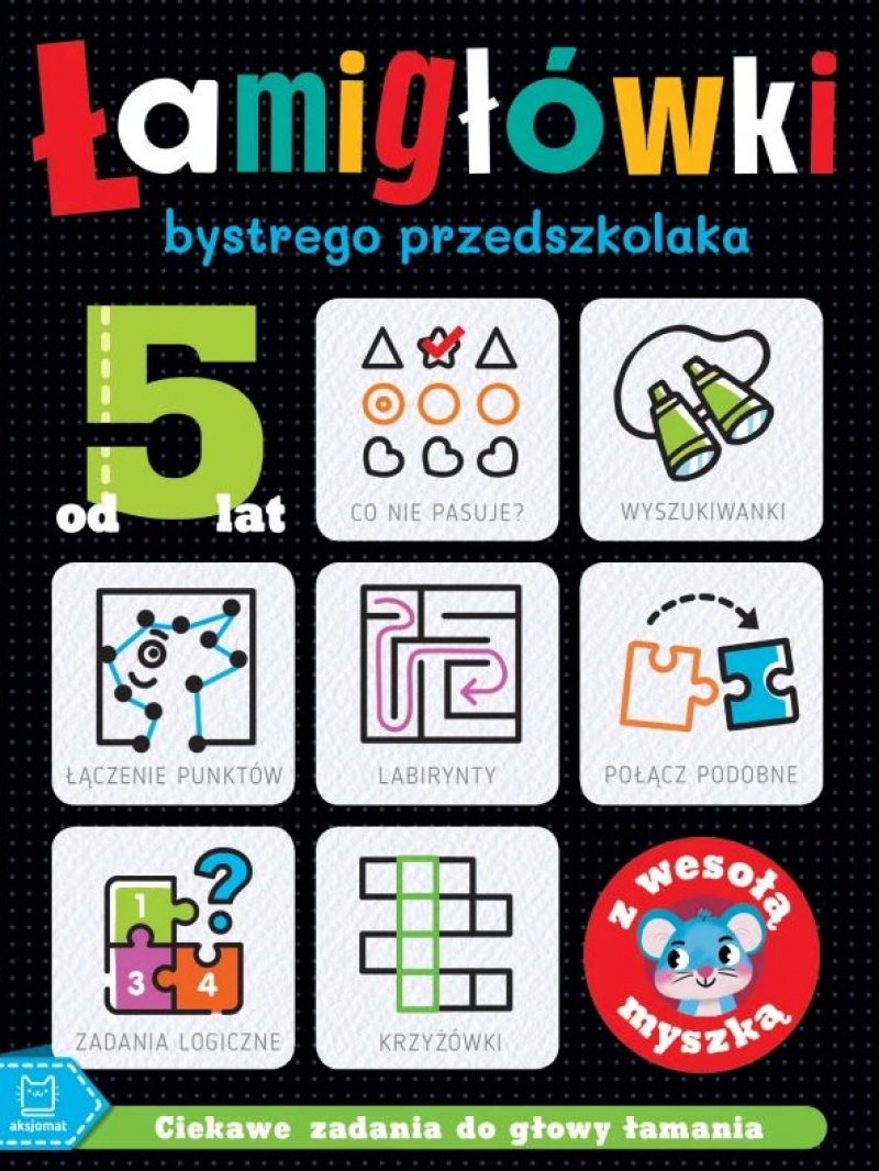 Łamigł&oacute;wki bystrego przedszkolaka z wesołą myszką, Edukacyjne, Książeczki