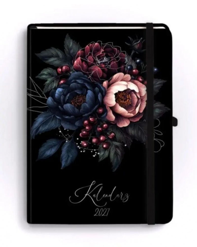 KALENDARZ BOTANICAL A5 DNS VELVET 2027, Dzienne, Kalendarze