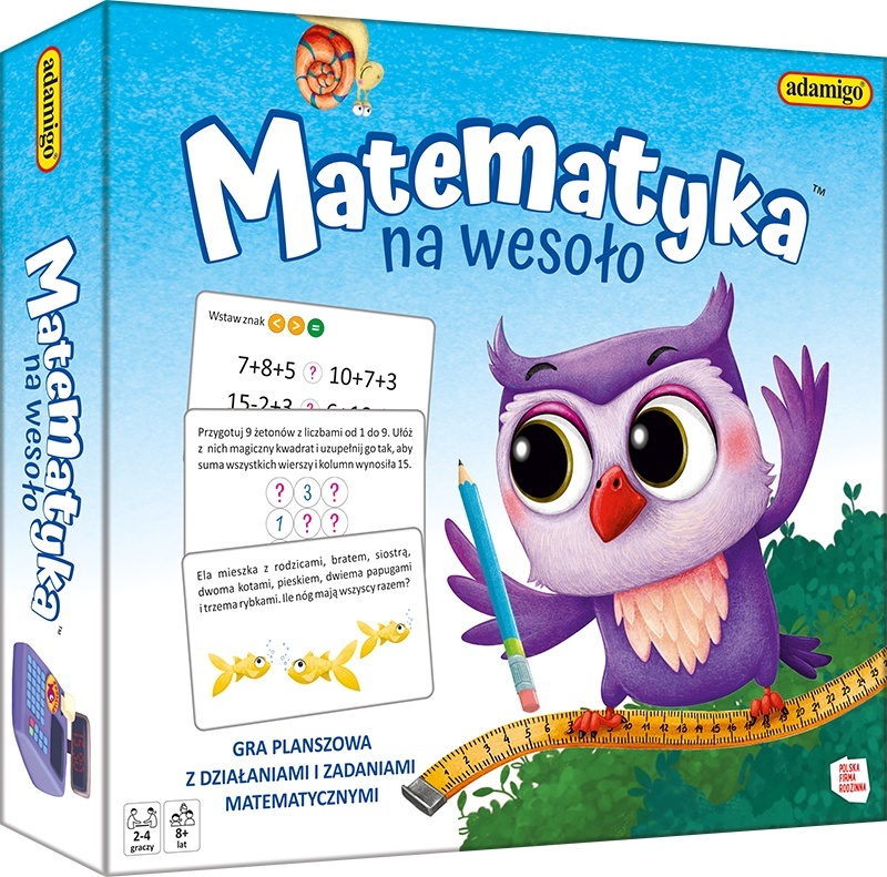 MATEMATYKA NA WESOŁO - gra edukacyjna, Edukacyjne, Gry