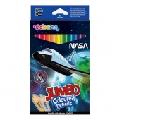 KREDKI OŁ&Oacute;WKOWE TR&Oacute;JK.JUMBO 12 KOL.NASA COLORINO