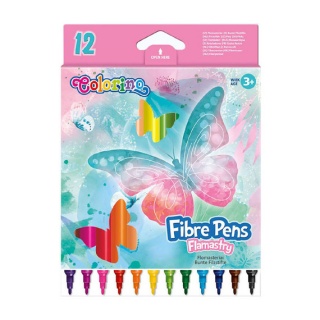 FLAMASTRY 12 KOL.DREAMS COLORINO, Flamastry, Plastyka
