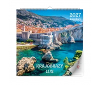 KALENDARZ ŚCIENNY LUX KRAJOBRAZY 2027, Ścienne, Kalendarze