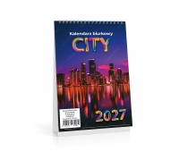 KALENDARZ BIURKOWY CITY 2027, Biurkowe, Kalendarze