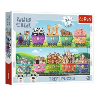 Puzzle - "24 Maxi" - Świat małych przyg&oacute;d, Maxi, Puzzle