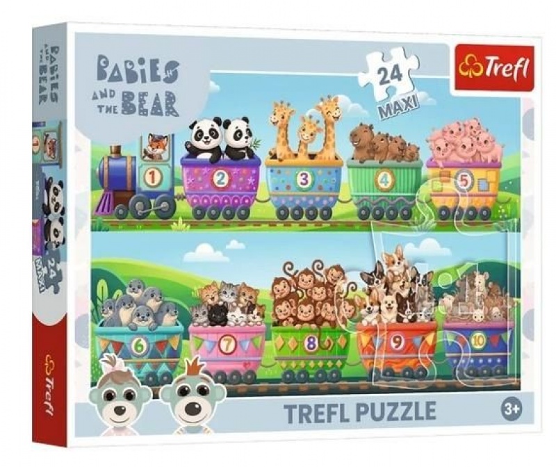 Puzzle - "24 Maxi" - Świat małych przyg&oacute;d, Maxi, Puzzle