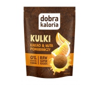 Kulki DOBRA KALORIA, kakao i nuta pomarańczy, 65g, Przekąski, Artykuły spożywcze