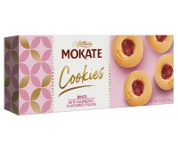 Ciastka MOKATE, ringi z nadzieniem malinowym, 150g, Ciastka, Artykuły spożywcze