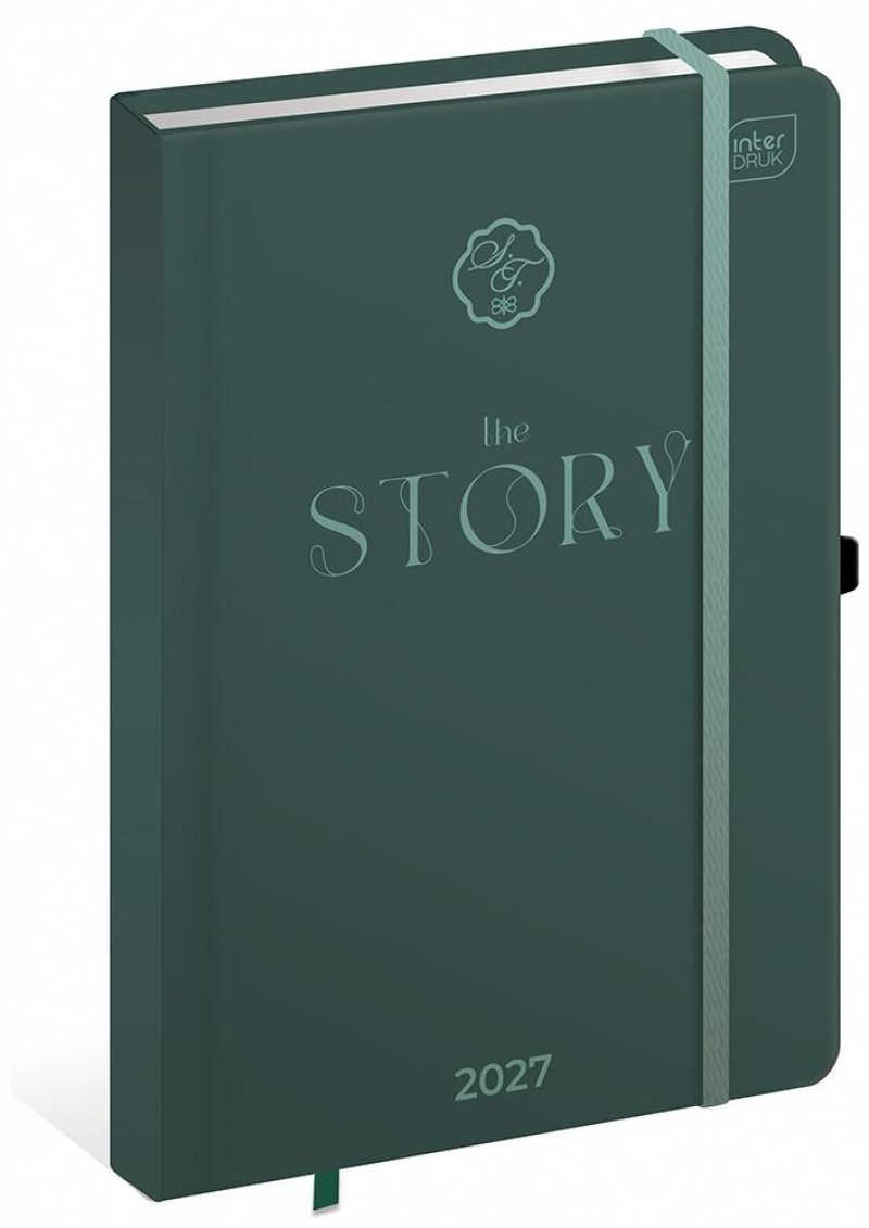KALENDARZ KSIĄŻKOWY A5 192k.TO HYBRYDA STORY, Dzienne, Kalendarze