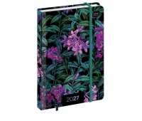 KALENDARZ KSIĄŻKOWY 2027 A6 192k.Mat+UV LILAC