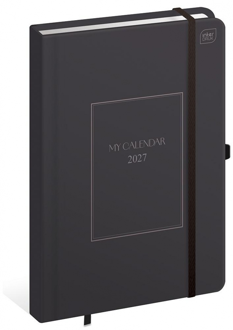 KALENDARZ KSIĄŻKOWY 2027 B5 192k.Mat+UV CLARITY, Dzienne, Kalendarze