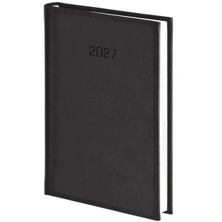 KALENDARZ VIVELLA B5 TYGOD.Z NOTESEM CZARNY 2027, Tygodniowe, Kalendarze