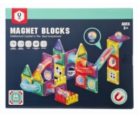 Klocki magnetyczne tor z piłkami