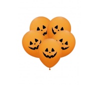 Balony z nadrukiem - dynie (5 szt.)