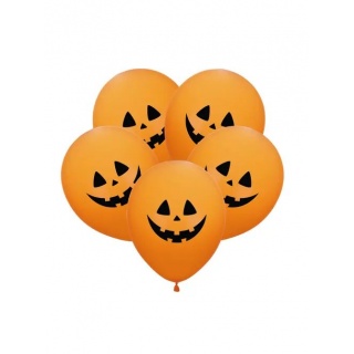 Balony z nadrukiem - dynie (5 szt.), Balony, Art. na okazje i przyjęcia