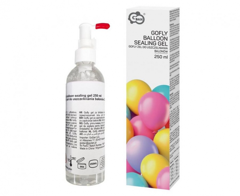 GoFly żel do uszczelniania balon&oacute;w, 250 ml., Balony, Art. na okazje i przyjęcia