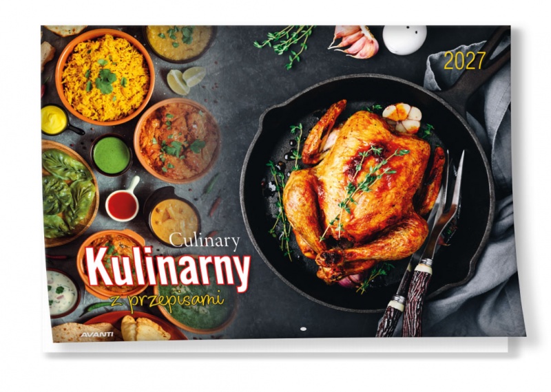 KALENDARZ ALBUMOWY KULINARNY 2027, Ścienne, Kalendarze