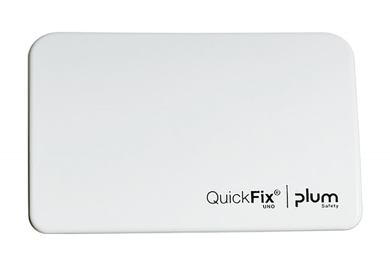 Dozownik na plastry PLUM QuickFix Uno, pusty, biały, Apteczki, Ochrona indywidualna