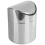 Kosz na śmieci stołowy DONAU PROFESSIONAL, 1,5l, srebrny połysk, Kosze metal, Wyposażenie biura