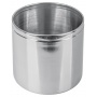 Kosz na śmieci stołowy DONAU PROFESSIONAL, 1,5l, srebrny połysk, Kosze metal, Wyposażenie biura