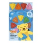 Crayons for toddlers JOVI My First, wax, triangular, Teddy Bears, 8 pcs, assorted colors