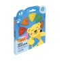 Crayons for toddlers JOVI My First, wax, triangular, Teddy Bears, 8 pcs, assorted colors