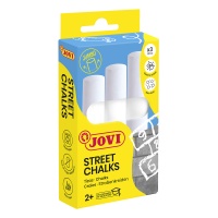 Sidewalk chalk JOVI, 3 pcs, white