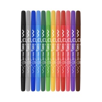 Markers JOVI, double-sided, 12 pcs, assorted colors