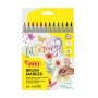 Brush markery JOVI, końc&oacute;wka z pędzelkiem, 12 szt., mix kolor&oacute;w, Markery, Artykuły do pisania i korygowania
