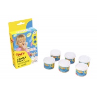 Finger paints JOVI, 5x35 ml, assorted colors