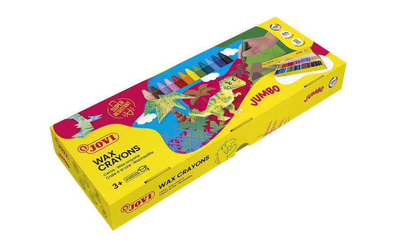 Wax crayons JOVI Jumbo, 300 pcs, assorted colors