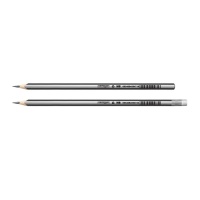 Wooden pencils KEYROAD, triangular, HB, 12 pcs., in a box