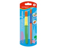 Children's brushes KEYROAD, 2 pcs., blister, assorted colors
