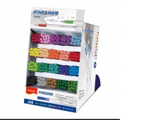 Fineliner KEYROAD, 0.4mm, 240 pcs., packaged on a display, assorted 20 colors