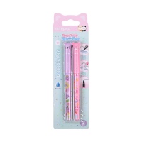 Długopis wymazywalny KEYROAD Bounce Buddies, 0,6mm, 2 szt., blister, niebieski