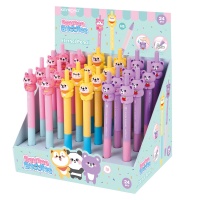 Eternal pencil KEYROAD Bounce Buddies, HB, packaged on a display, assorted colors