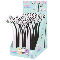 Długopis żelowy KEYROAD Bounce Buddies, 0,5mm, wkład czarny, pakowane na displayu, mix kolor&oacute;w