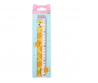 Ruler KEYROAD Bounce Buddies, 20cm, blister, assorted colors