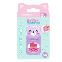 Korektor w taśmie KEYROAD Bounce Buddies, 5mmx5m, blister, mix kolor&oacute;w, Korektory, Artykuły do pisania i korygowania