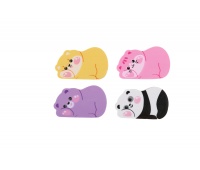 Eraser KEYROAD Bounce Buddies, 2 pcs., blister, assorted colors