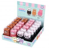 Eraser KEYROAD Bounce Buddies, roller, 2-in-1, packaged on a display, assorted colors