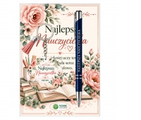 ZESTAW BRELOK I DŁUGOPIS Najlepsza Nauczycielka N7