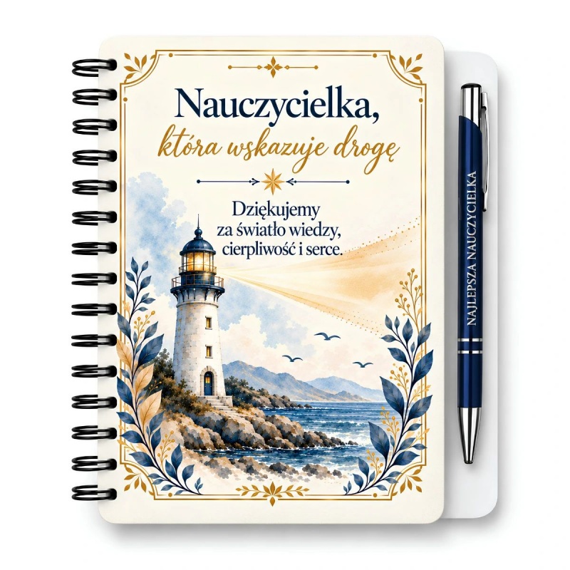 NOTES Z DŁUGOPISEM Nauczycielka N10, Upominki, Art. dekoracyjne i prezentowe