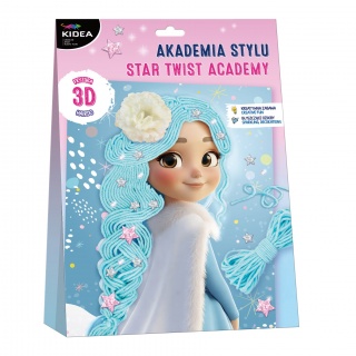 ZESTAW KREAT.AKADEMIA STYLU GWIEZDNY TWIST KIDEA, Kreatywne, Zabawki