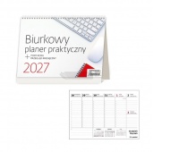 Kalendarz 2027 Biurkowy Planer Praktyczny tygod., Biurkowe, Kalendarze