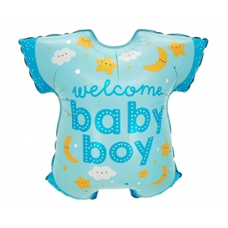 Balon foliowy Body chłopięce "Baby Boy", 48x50cm, Balony, Art. na okazje i przyjęcia