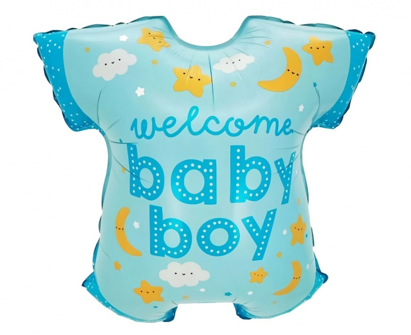 Balon foliowy Body chłopięce "Baby Boy", 48x50cm, Balony, Art. na okazje i przyjęcia